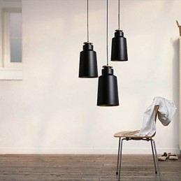 Luminárias pendentes modernas contemporâneas de metal