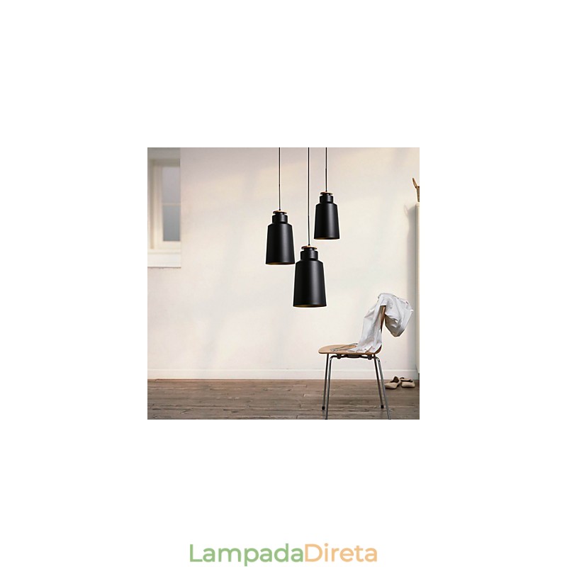 Luminárias pendentes modernas contemporâneas de metal