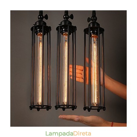 Estilo europeu criativo restaurando formas antigas de ferro forjado Alcatraz Single Head Droplight Estilo europeu criativo restaurando formas antigas de ferro forjado Alcatraz Single Head Droplight