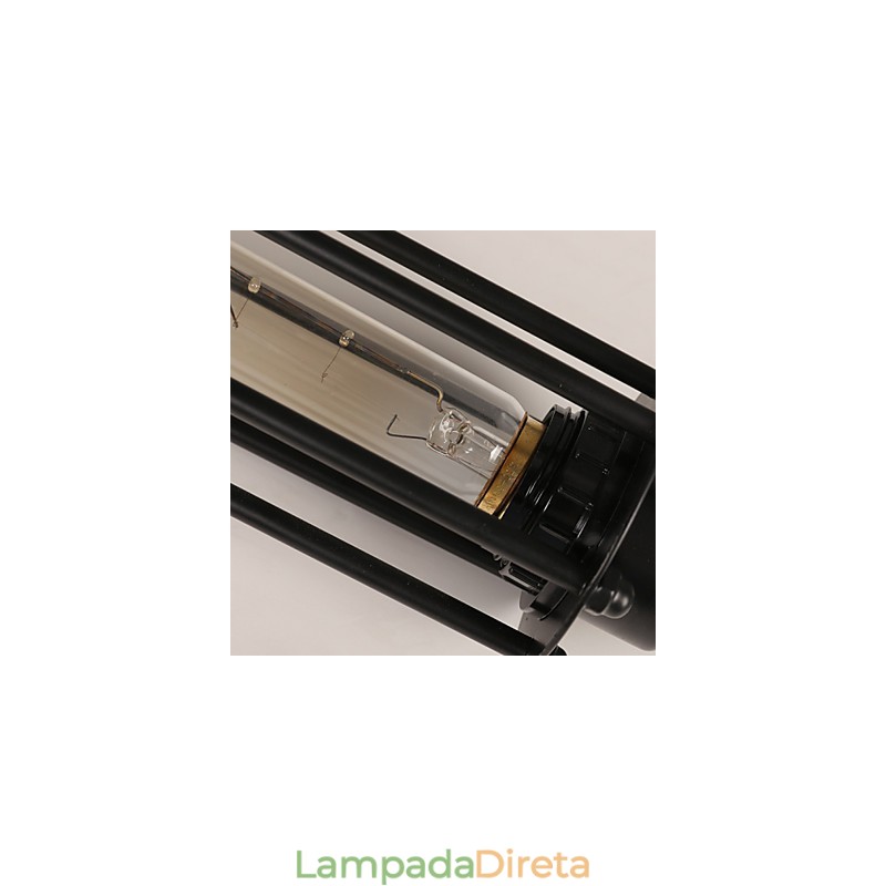 Estilo europeu criativo restaurando formas antigas de ferro forjado Alcatraz Single Head Droplight