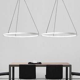 Luminária pendente design moderno anel de alta qualidade
