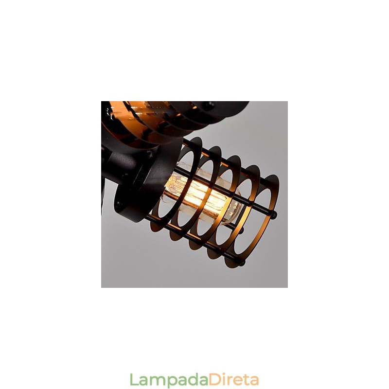 Retro Classic Metal Ceiling Lights Simples Luminárias Pendentes Café Luminária Pendente