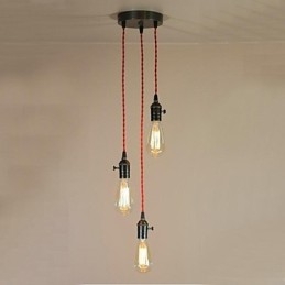Montagem embutida em metal galvanizado estilo country mini