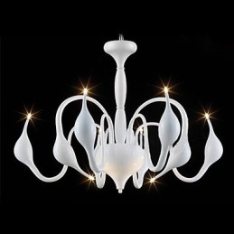 Lustre de metal galvanizado contemporâneo moderno