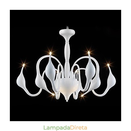 Lustre de metal galvanizado contemporâneo moderno Lustre de metal galvanizado contemporâneo moderno