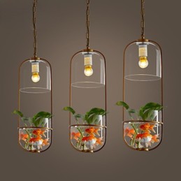 Luminária pendente de design decorativo contemporâneo moderno (não inclui plantas)