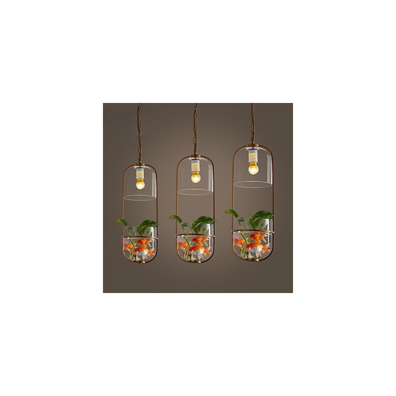 Luminária pendente de design decorativo contemporâneo moderno (não inclui plantas)