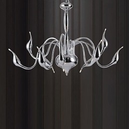 Lustre de metal galvanizado contemporâneo moderno