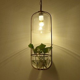 Luminária pendente de design decorativo contemporâneo moderno (não inclui plantas)
