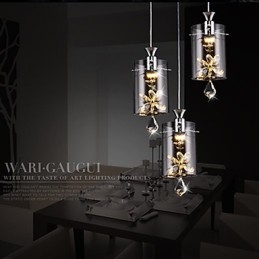 Moderno Contemporâneo Cristal Outros Vidro Pendente Luz