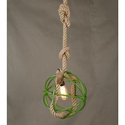 Retro Café Art Lustre Lustre Corda