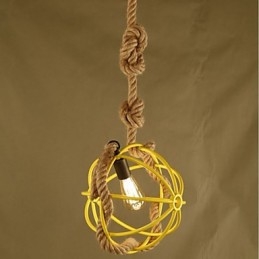 Retro Café Art Lustre Lustre Corda