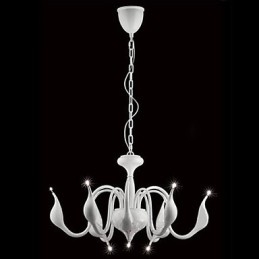 Lustre de metal galvanizado contemporâneo moderno