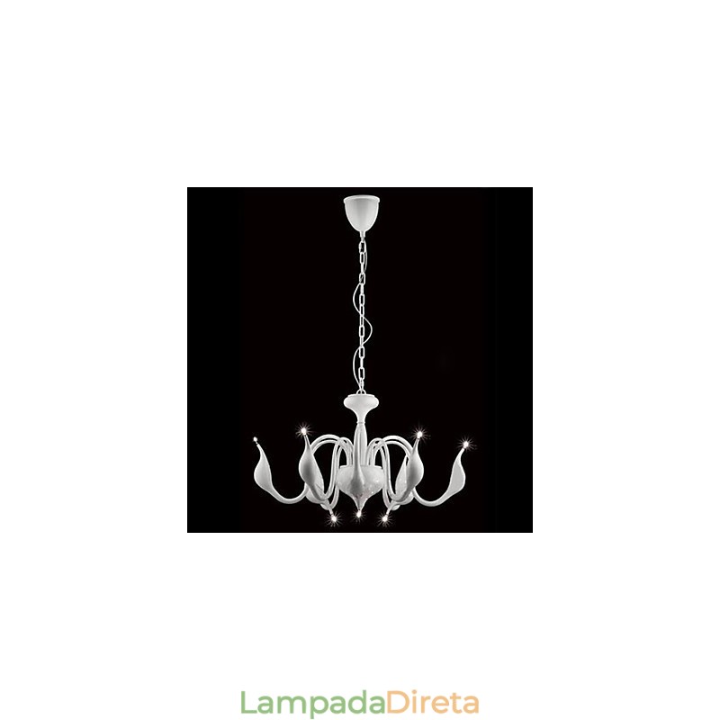 Lustre de metal galvanizado contemporâneo moderno