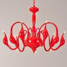 Lustre de metal galvanizado contemporâneo moderno