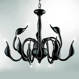 Lustre de metal galvanizado contemporâneo moderno