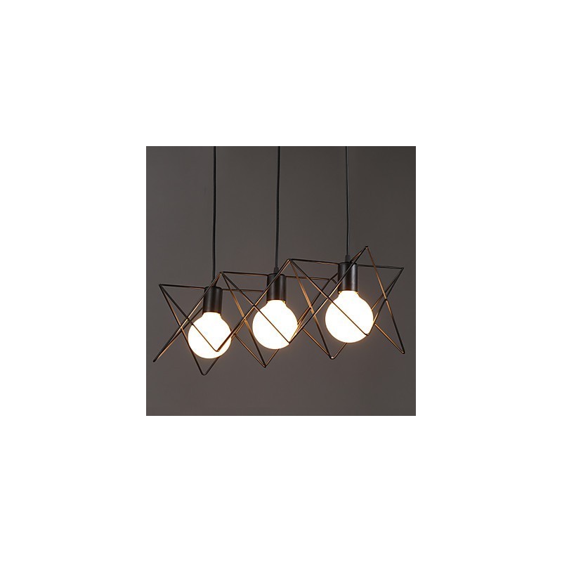 Contratado e design criativo contemporâneo cabeça única de ferro forjado droplight
