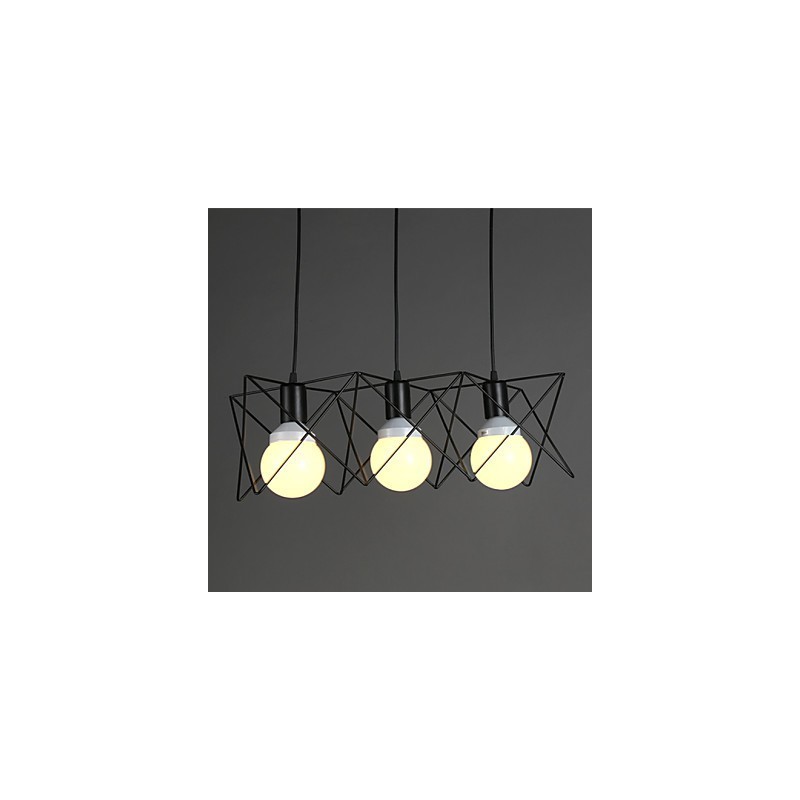 Contratado e design criativo contemporâneo cabeça única de ferro forjado droplight
