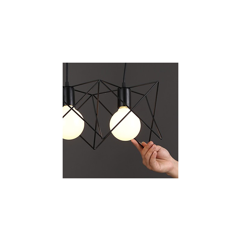 Contratado e design criativo contemporâneo cabeça única de ferro forjado droplight