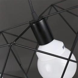 Contratado e design criativo contemporâneo cabeça única de ferro forjado droplight