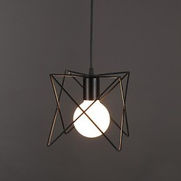 Contratado e design criativo contemporâneo cabeça única de ferro forjado droplight