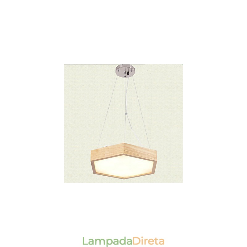 Luminária pendente moderna contemporânea estilo country mini outros madeira bambu