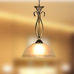 Abajur de mesa rural do norte é contemporâneo e ideias contratadas Abajur de vidro com luz de cabeça única